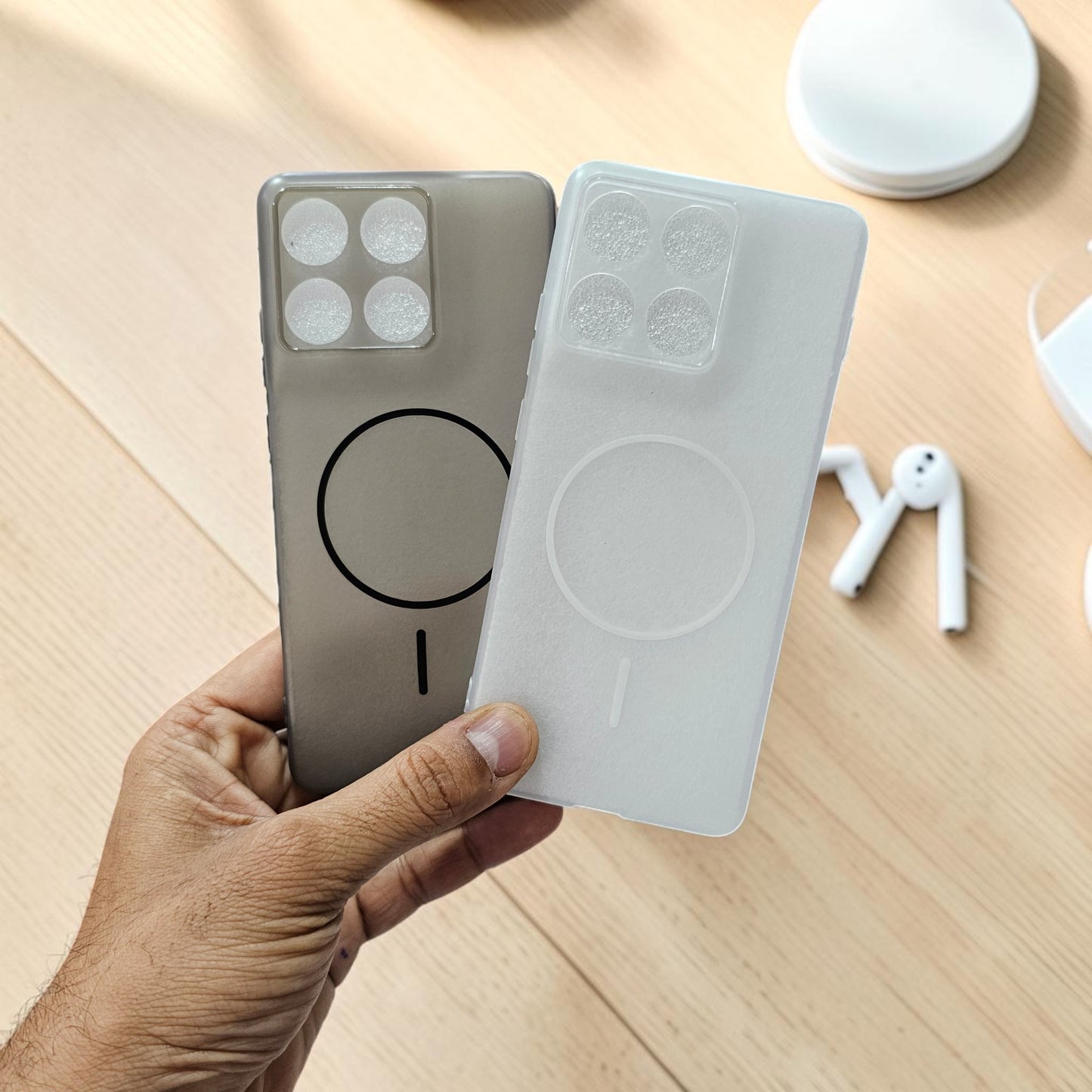 (Combo Pack) Motorola Moto Edge 70 Fusion 5g Premium Magsafe Printed Soft Tpu Back Case Cover