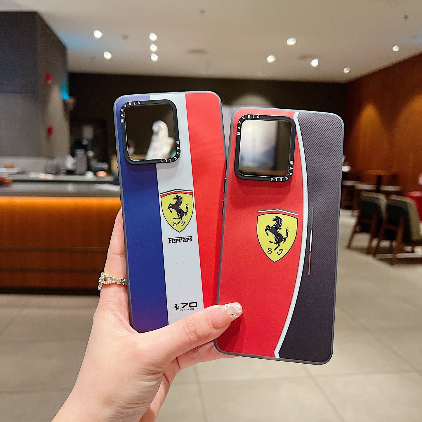 Motorola Moto EDGE 50 Pro 5G Premium Ferrari IMD Printed Back Case -Ferrari 1