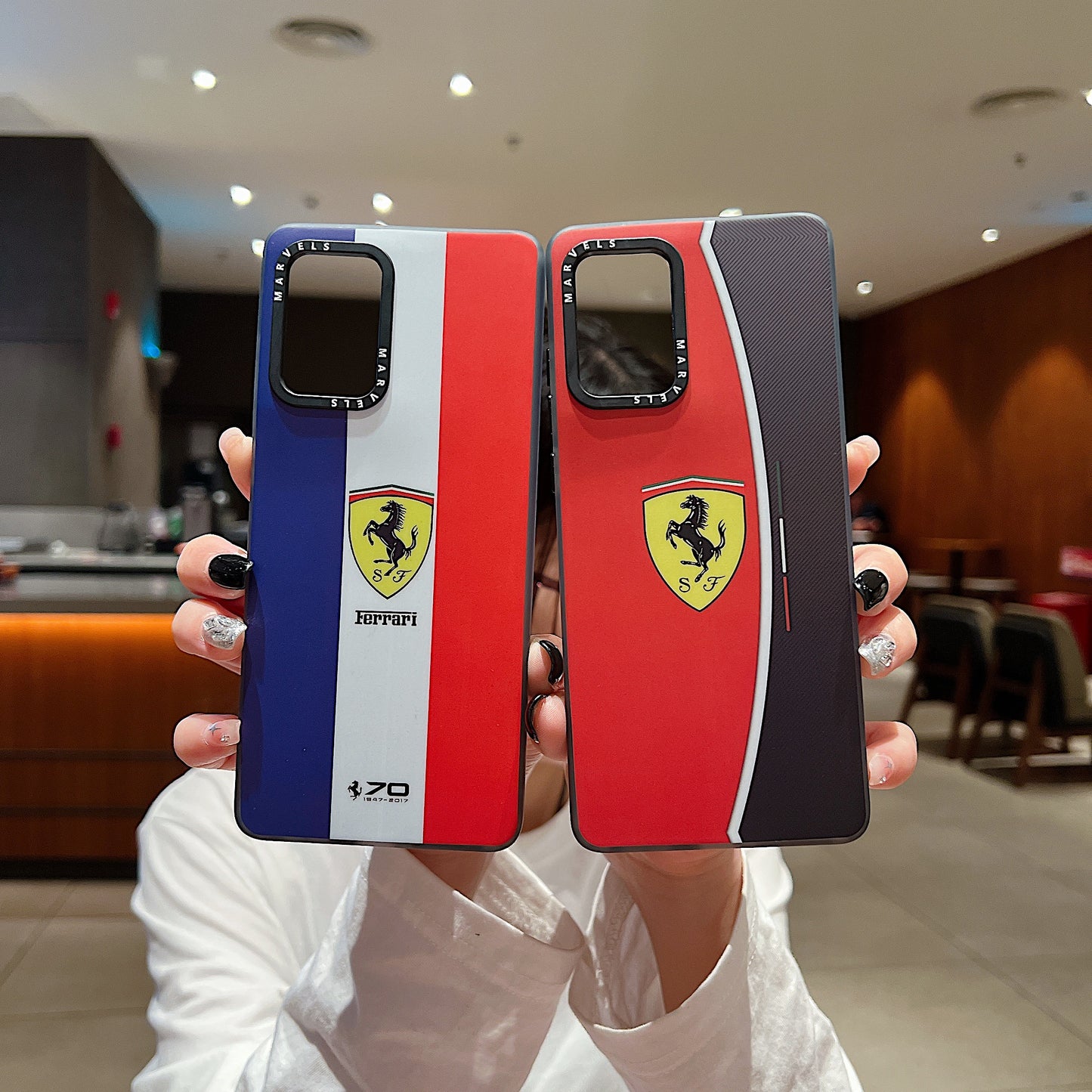 Motorola Moto EDGE 50 Fusion / G96 5G Premium Ferrari IMD Printed Back Case -Ferrari 2