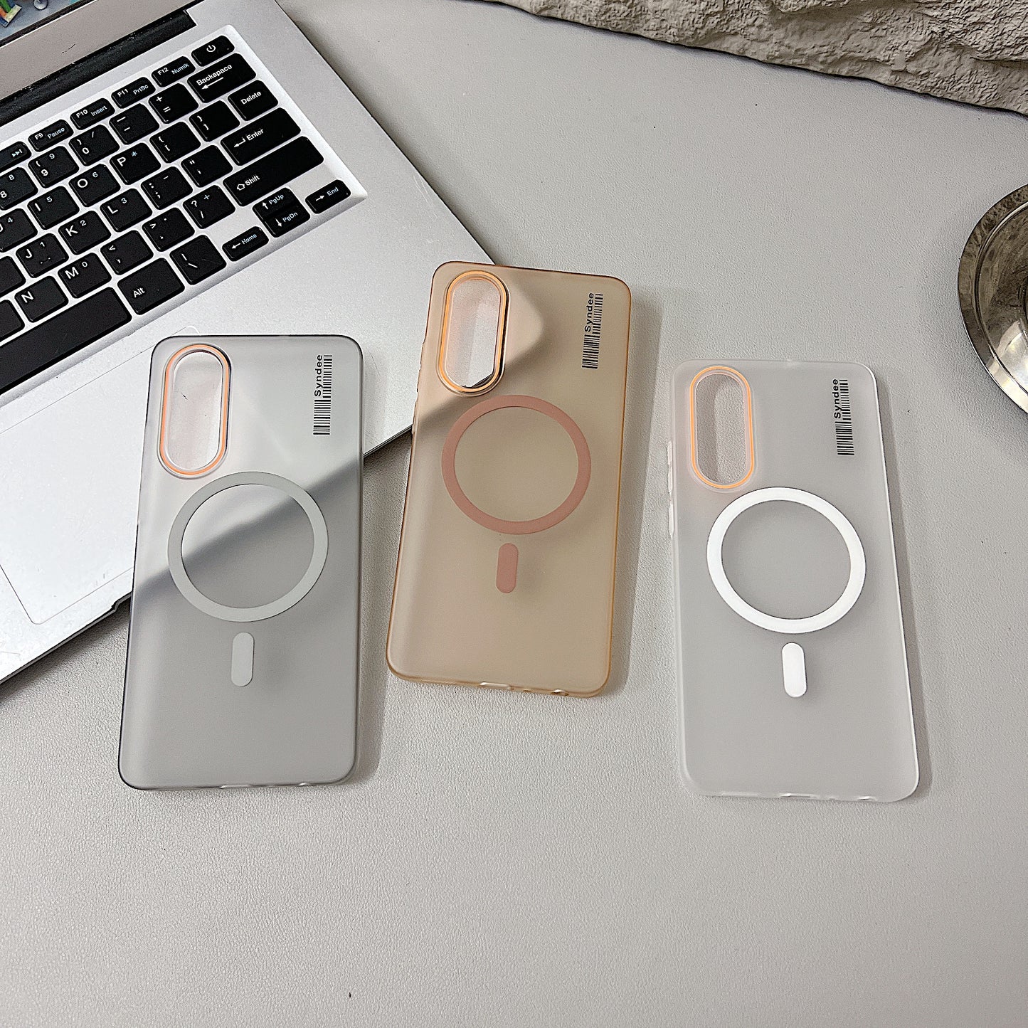 OnePlus Nord CE 4 Lite 5G Premium Magnetic Frosted Ultra Slim Back Case - Desert Gold