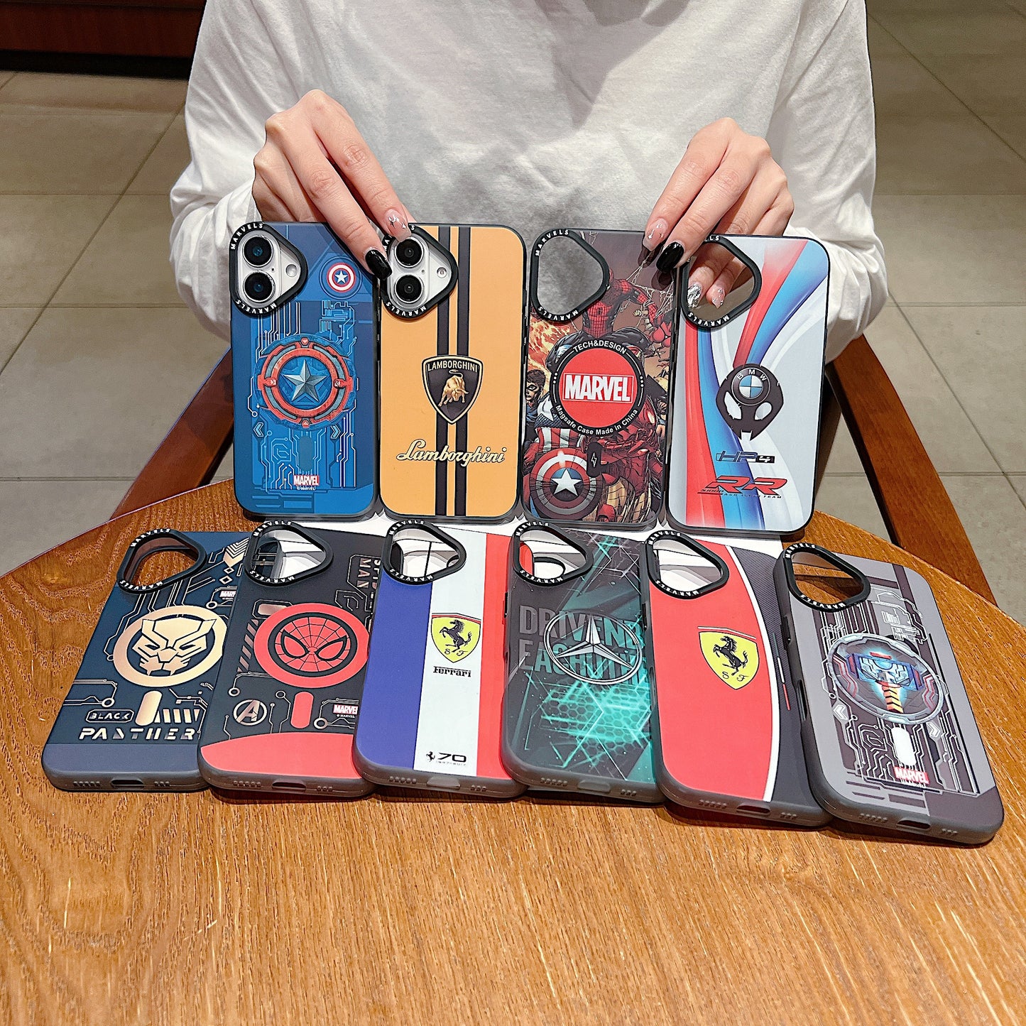 Apple iPhone 16 Series Premium Lamborghini IMD Printed Back Case - Lamborghini