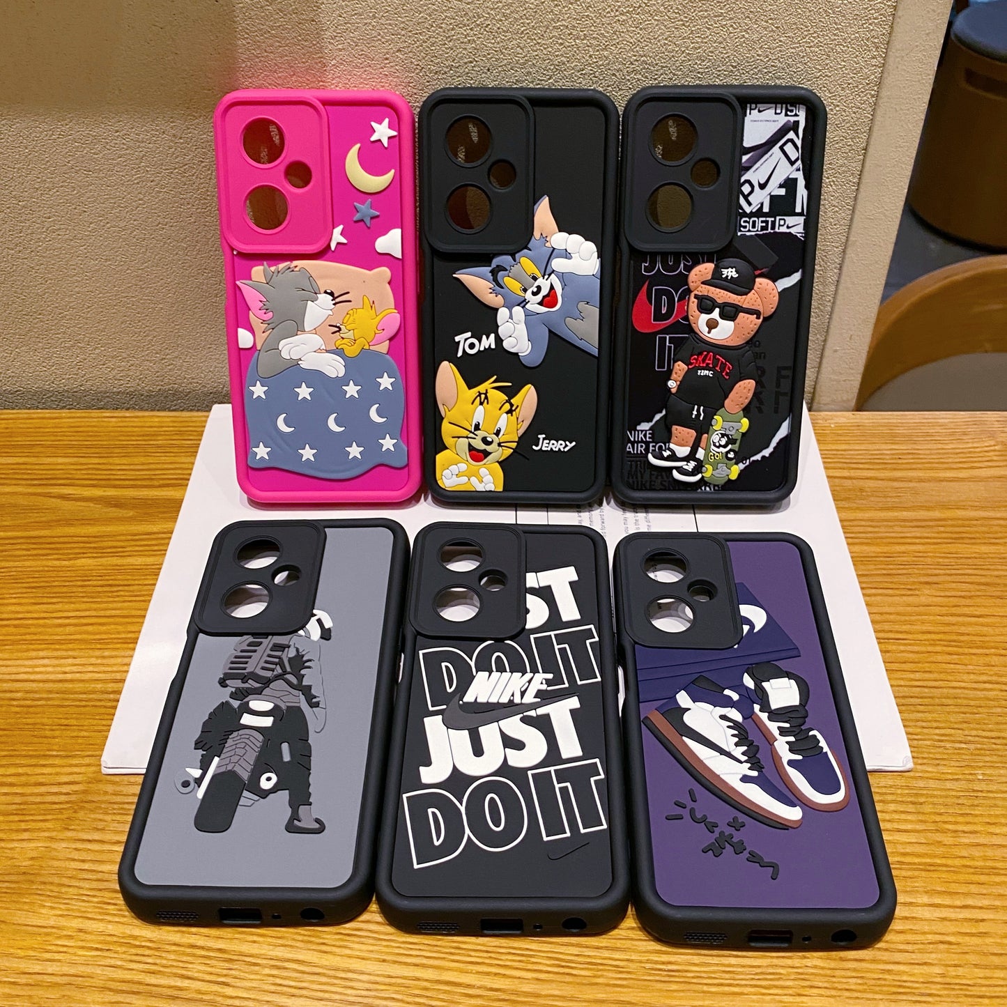 OnePlus Nord CE 3 Lite 5G Tom & Jerry Soft Silicone Cute 3D Cartoon Back Cover Case - Tom & Jerry