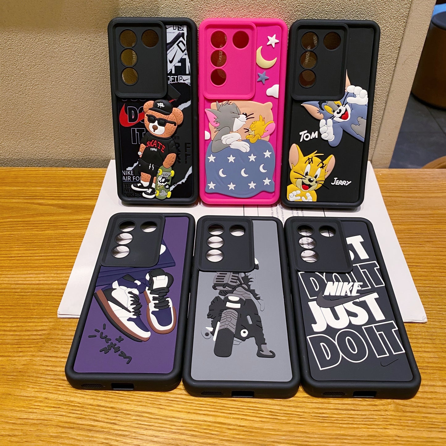 Vivo V27 5G Nike Soft Silicone Cute 3D Cartoon Back Cover Case - Nike 2