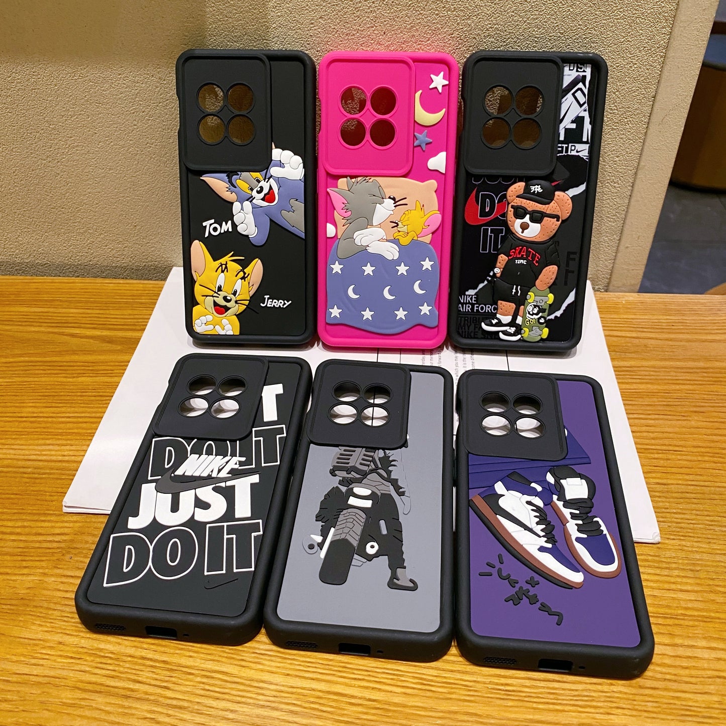 OnePlus 11r 5G Tom & Jerry Soft Silicone Cute 3D Cartoon Back Cover Case - Tom & Jerry