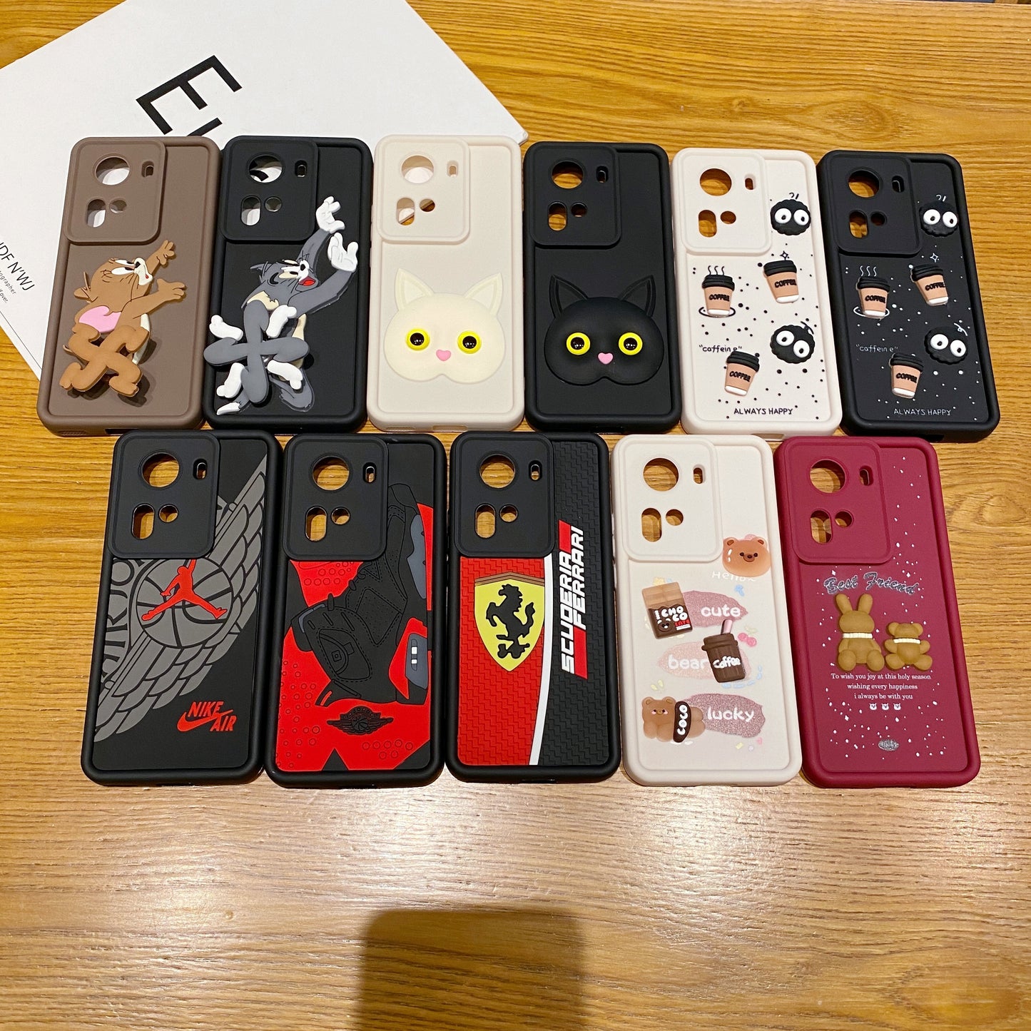 Oppo Reno 11 5G Jordan Soft Silicone Cute 3D Cartoon Back Cover Case - Jordan 2