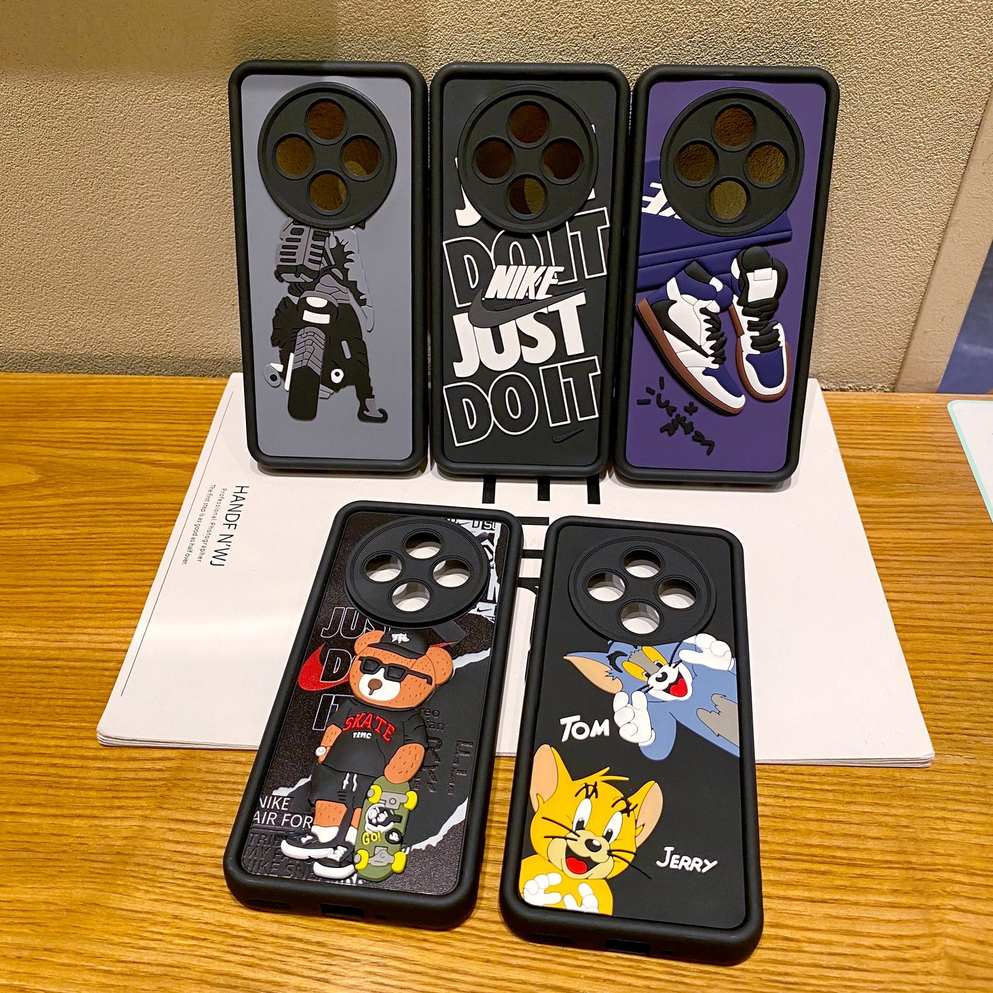 Oppo F27 Pro Plus 5G Nike Soft Silicone Cute 3D Cartoon Back Cover Case - Nike 1