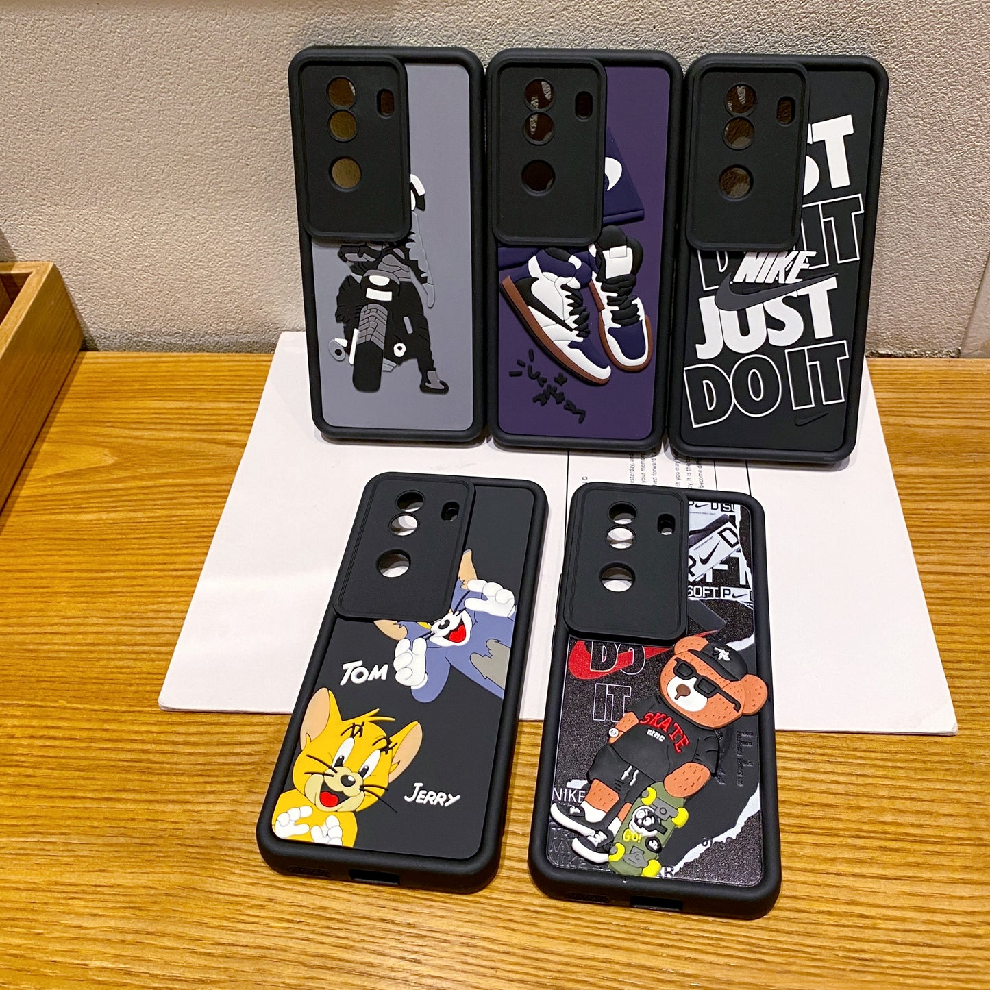 Vivo V40e/iQoo Z9s 5G Nike Soft Silicone Cute 3D Cartoon Back Cover Case - Nike 1