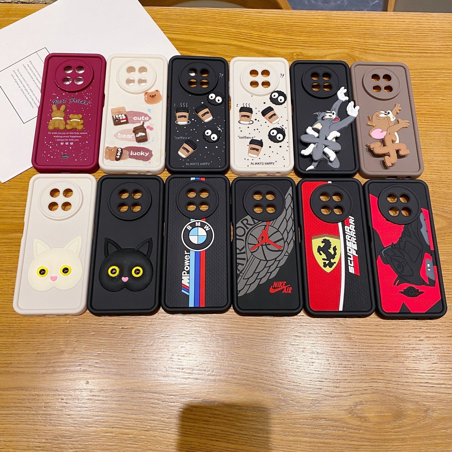 Realme 12 5G / 12X 5G Ferrari Soft Silicone Cute 3D Cartoon Back Cover Case - Ferrari