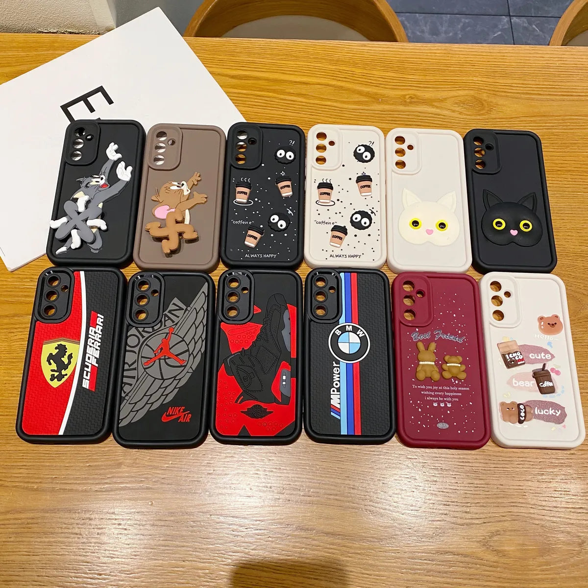 Samsung F55 / M55 5G 5G BMW Soft Silicone Cute 3D Cartoon Back Cover Case - BMW