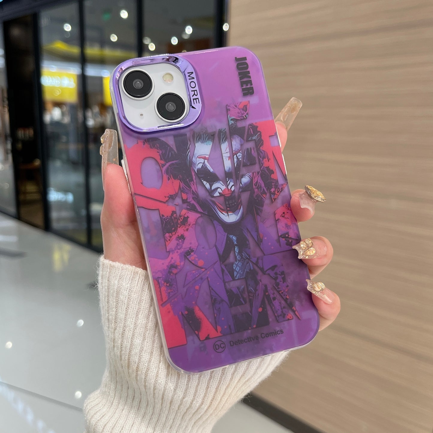Apple iPhone 12/12 Pro Premium New Anime IMD Printed Gradient Back Case - Joker