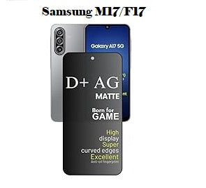 (Pack Of 3)Samsung M17 5g Gaming Special D+ AG Matte Tempered Glass Anti Fingerprint
