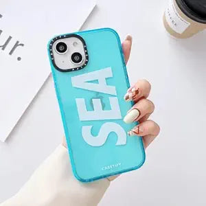 Apple iPhone X/Xs Soft Translucent Sea Printed Tpu Back Case Cover - Sea 1