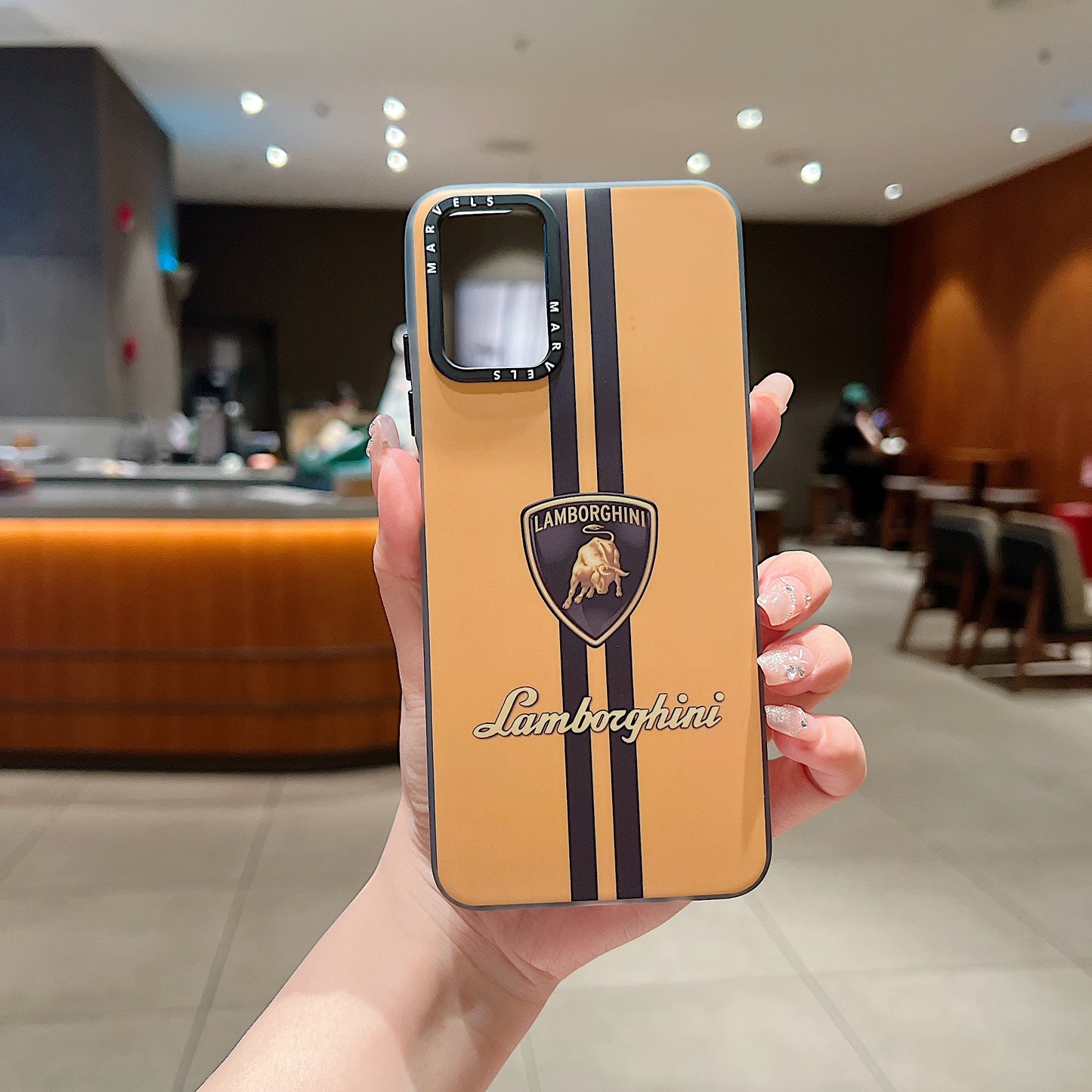 Motorola Moto G45 5G Premium Lamborghini IMD Printed Back Case - Lamborghini