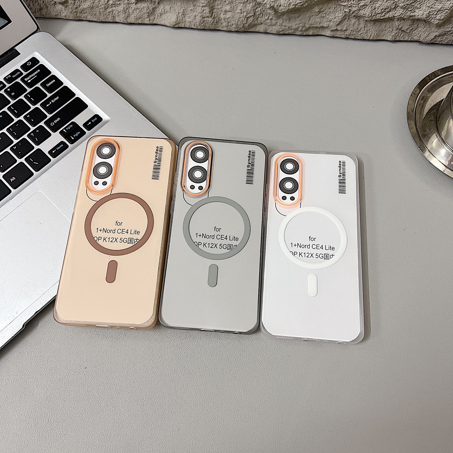 OnePlus Nord CE 4 Lite 5G Premium Magnetic Frosted Ultra Slim Back Case - White