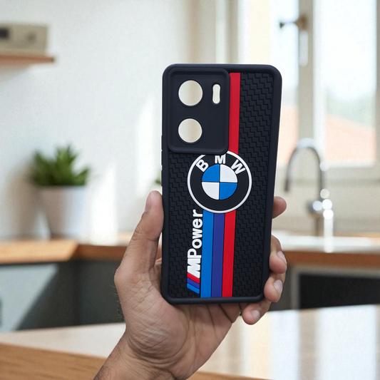 Vivo V29e 5G BMW Soft Silicone Cute 3D Cartoon Back Cover Case - BMW