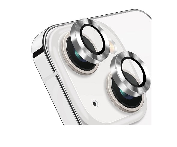 Apple iPhone 15 Plus Camera Lens Protector with Aluminum Alloy Rings