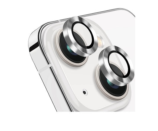 Apple iPhone 15 Plus Camera Lens Protector with Aluminum Alloy Rings