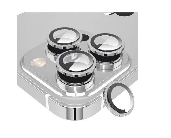 Apple iPhone 16 Pro Max Camera Lens Protector with Aluminum Alloy Rings