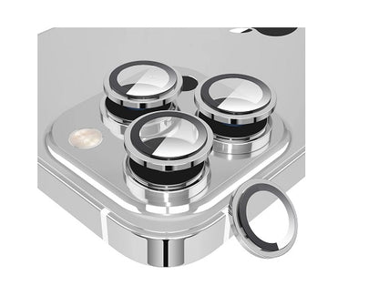 Apple iPhone 15 Pro Max Camera Lens Protector with Aluminum Alloy Rings