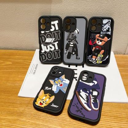 Apple iPhone 16 Series Nike Soft Silicone Cute 3D Cartoon Back Cover Case - Nike 1