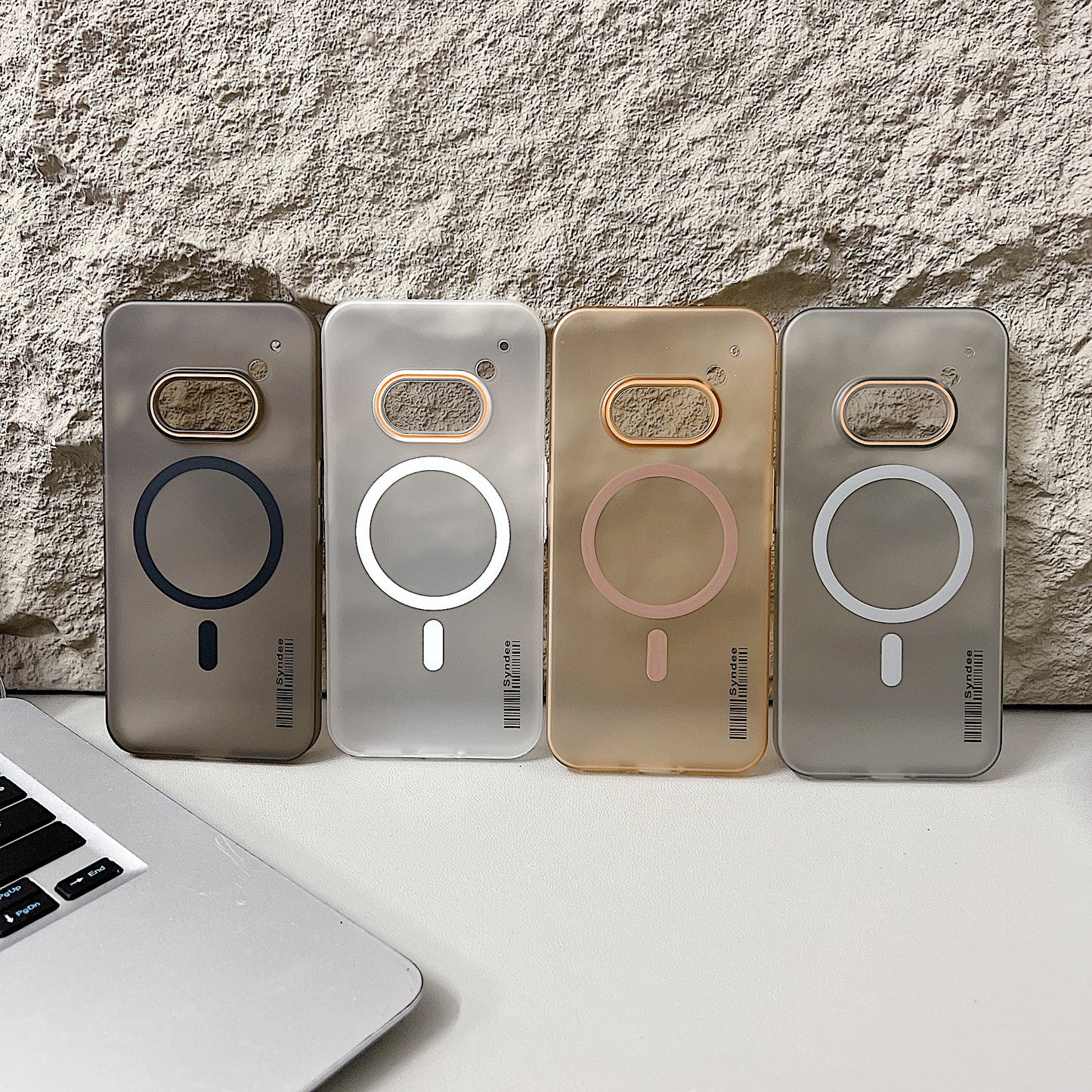Nothing Phone 2A 5G Premium Magnetic Frosted Ultra Slim Back Case - Desert Gold