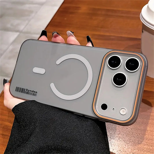 Apple iPhone 17 Pro Premium Magnetic Frosted Ultra Slim Back Case - Frosted Grey