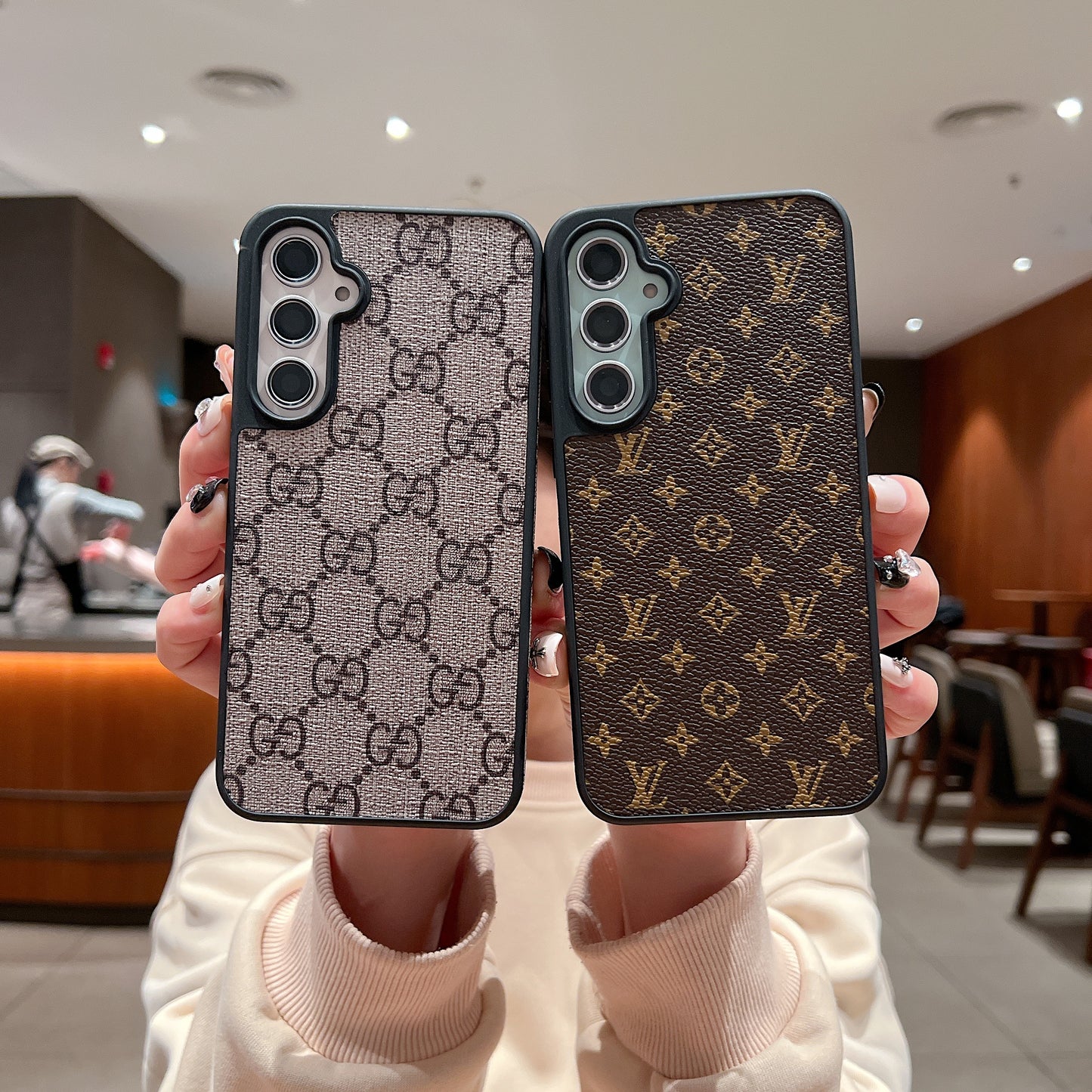 Samsung S23 FE 5g Luxury Branded Leather Designer Case -  Louis Vuitton