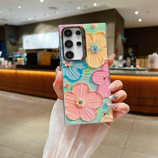 Samsung S24 Ultra 5G 3D Hot Trending Rhinestone Flowers case - Pattern 2