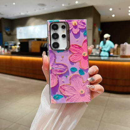 Samsung S24 Ultra 5G 3D Hot Trending Rhinestone Flowers case - Pattern 3