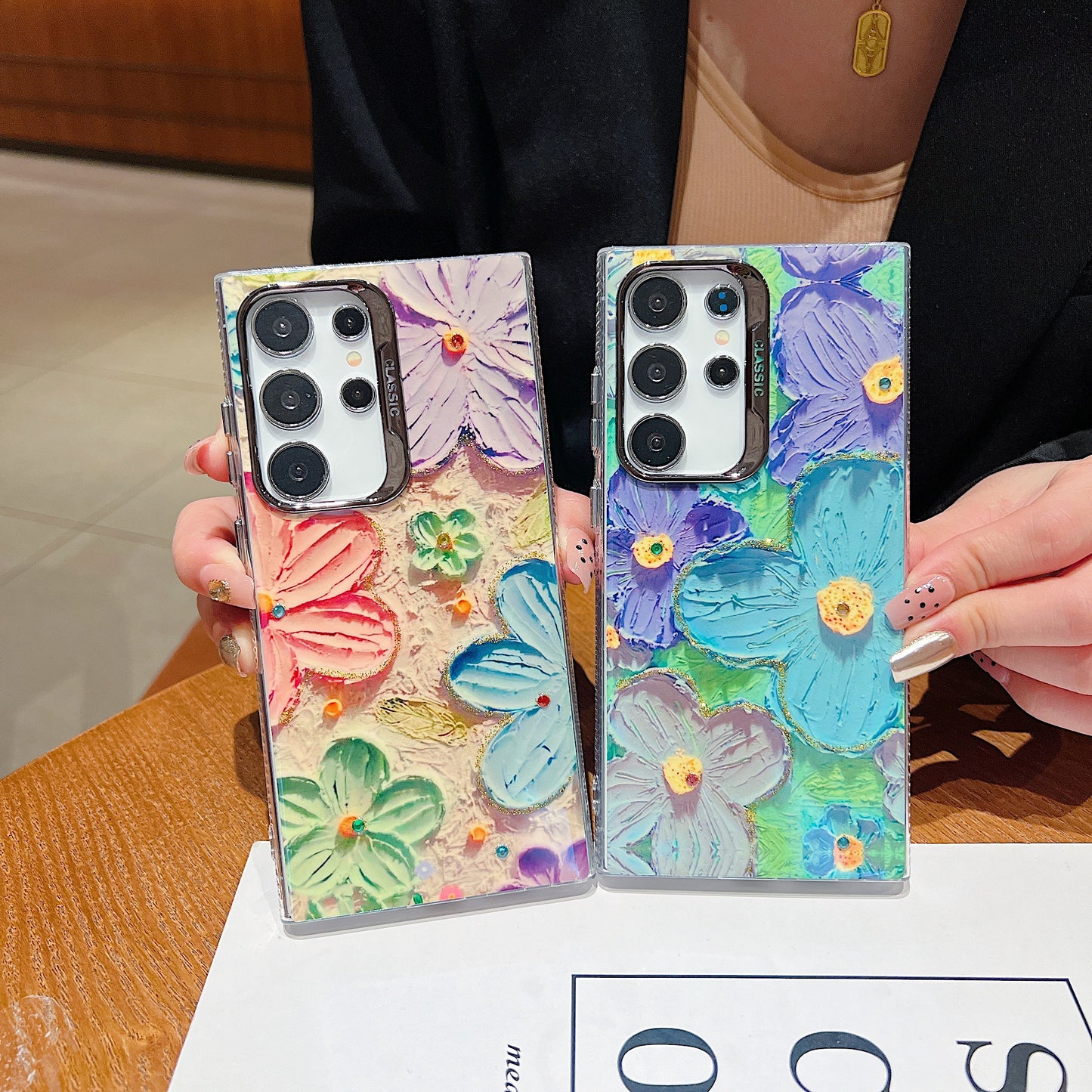 Samsung S24 Ultra 5G 3D Hot Trending Rhinestone Flowers case - Pattern 5