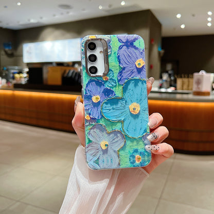 Samsung A54 5G 3D Hot Trending Rhinestone Flowers case - Pattern 4