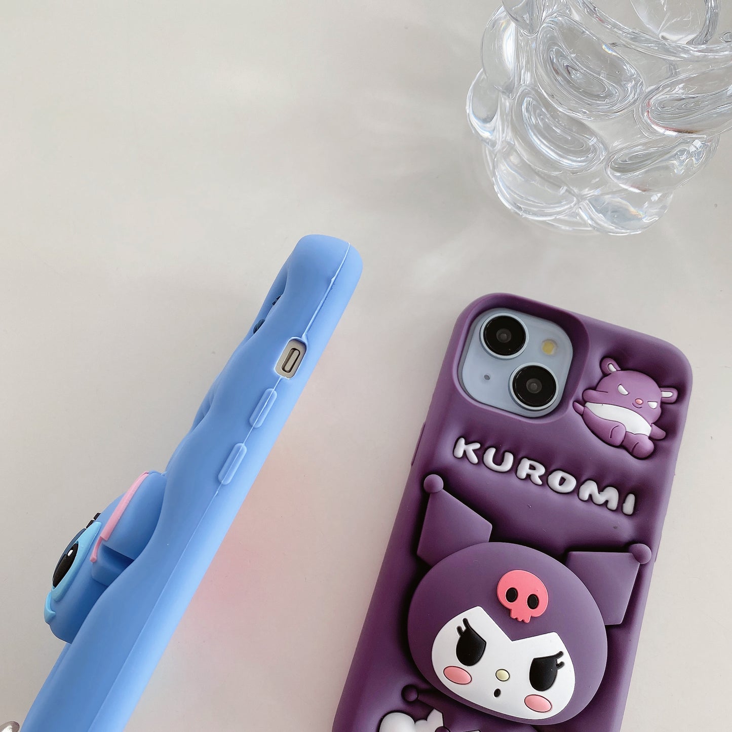 Apple iPhone Stitch Pop Sockets Soft Silicone cases (Stitch)