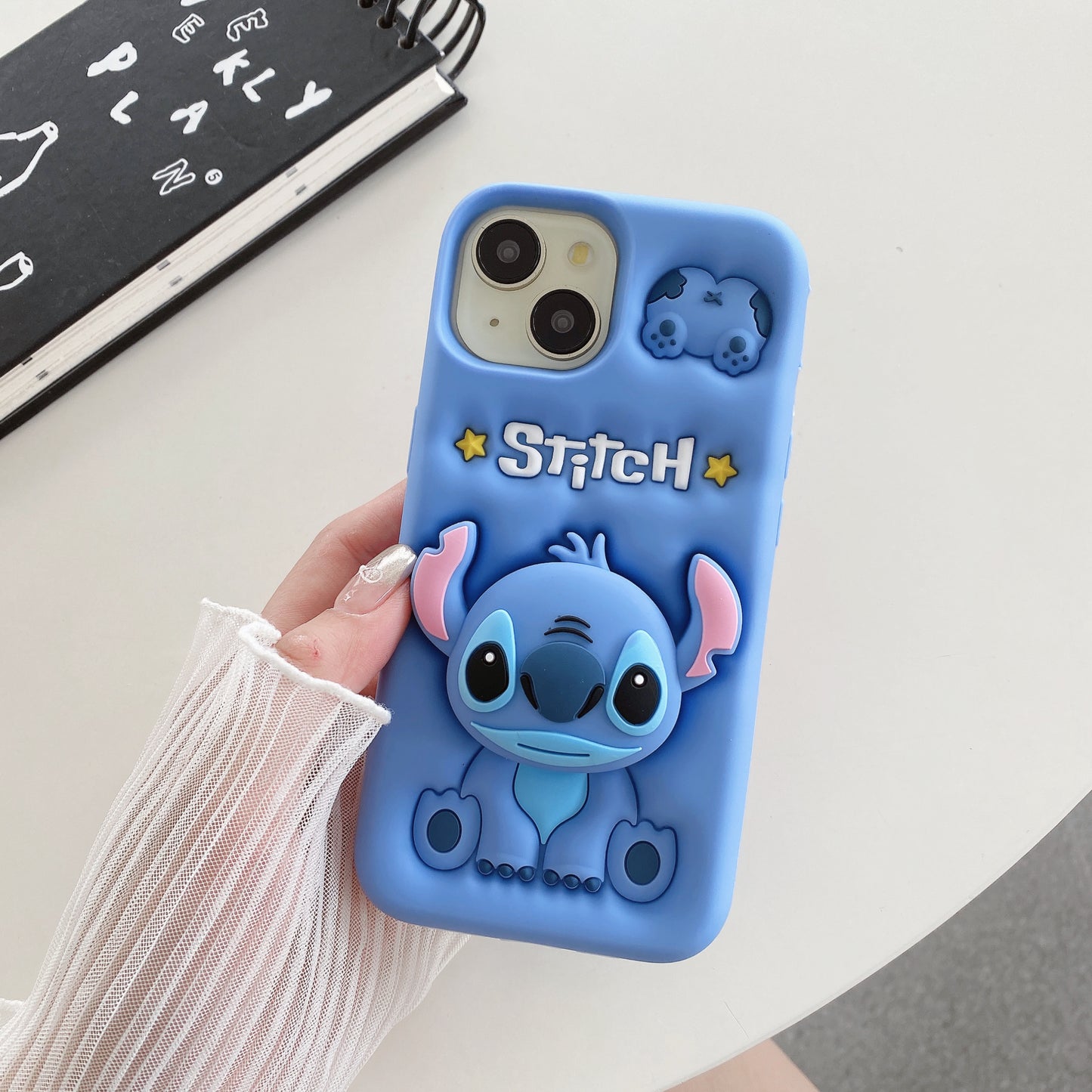 Apple iPhone Stitch Pop Sockets Soft Silicone cases (Stitch)