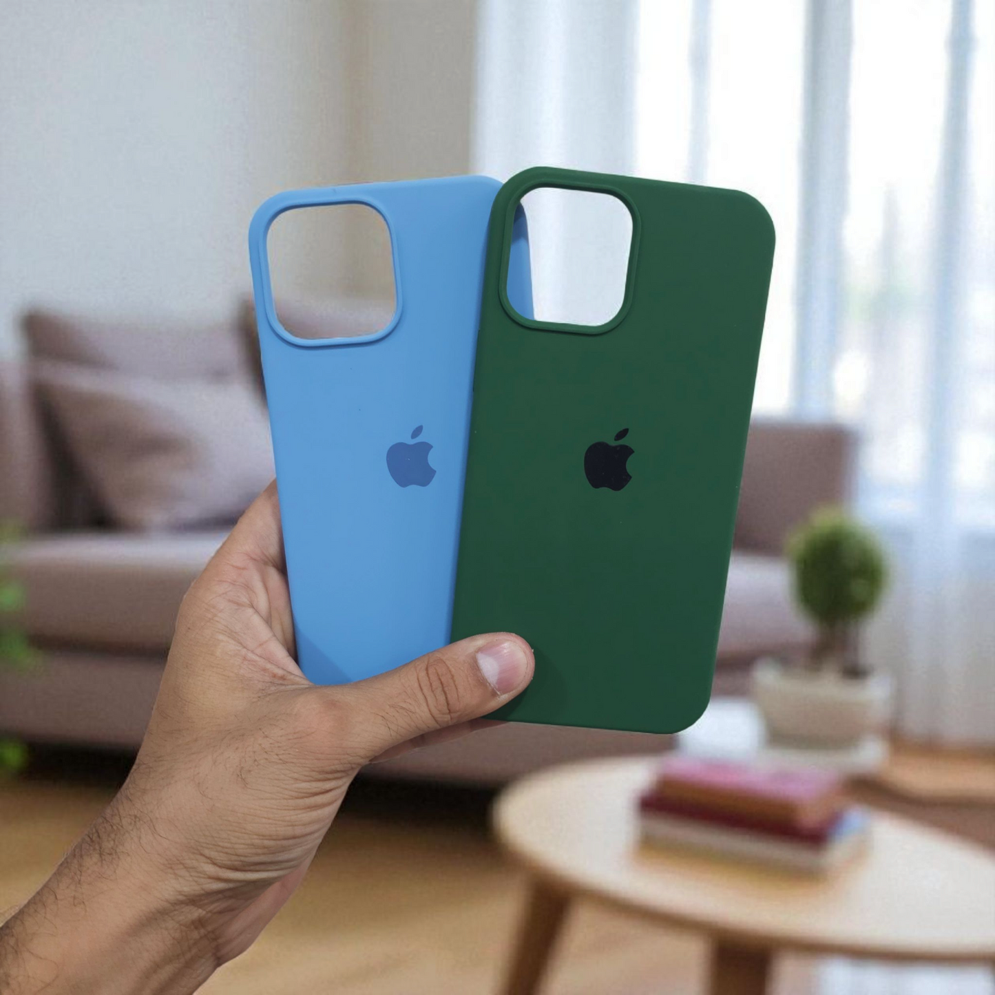 (Pack of 2) Silicone Case Cover for iPhone 12 5G - Combo 6