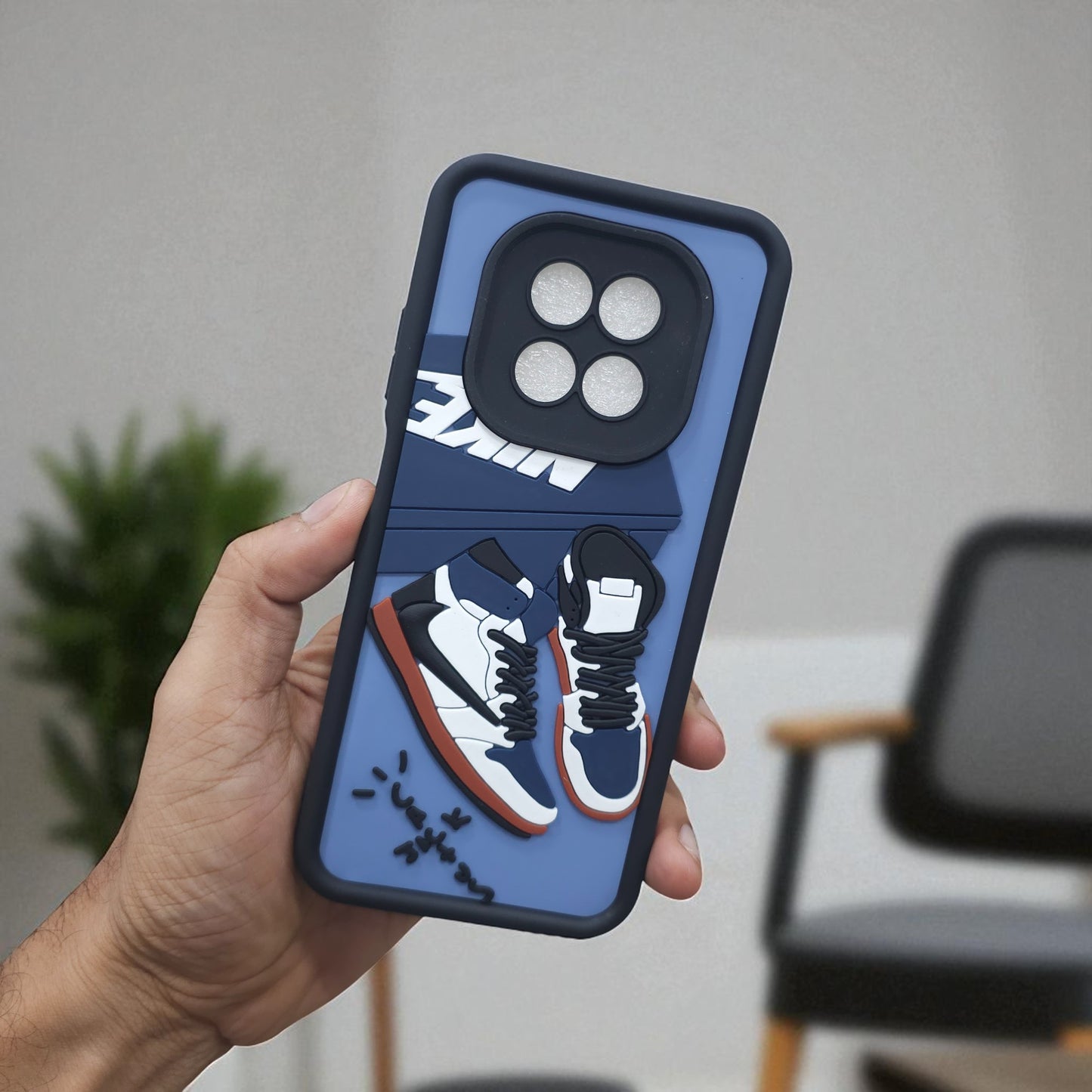 Realme C63 5G Nike Soft Silicone Cute 3D Cartoon Back Cover Case - Nike 2