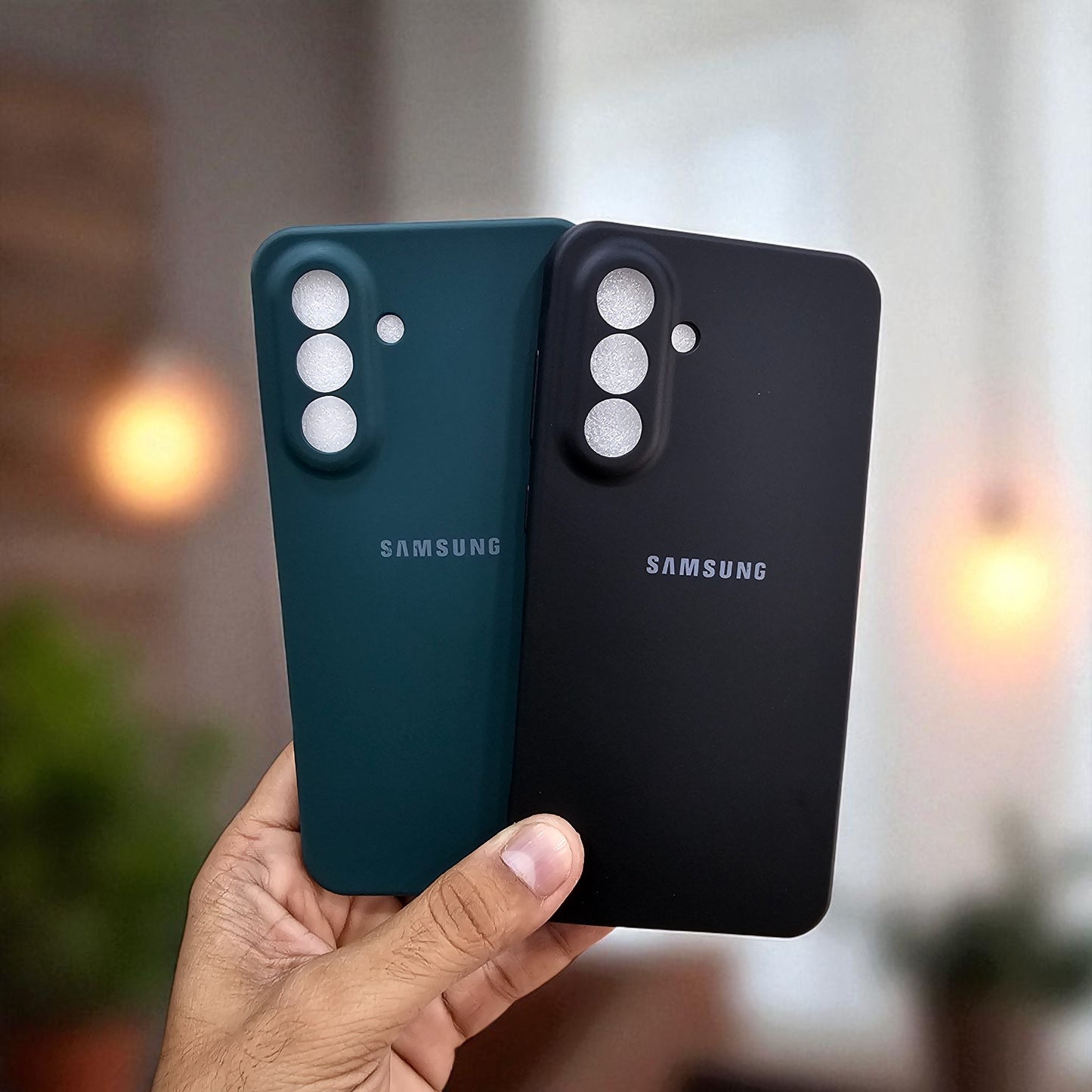 (Pack of 2) Silicone Case Cover for Samsung A36 5G - Combo 3