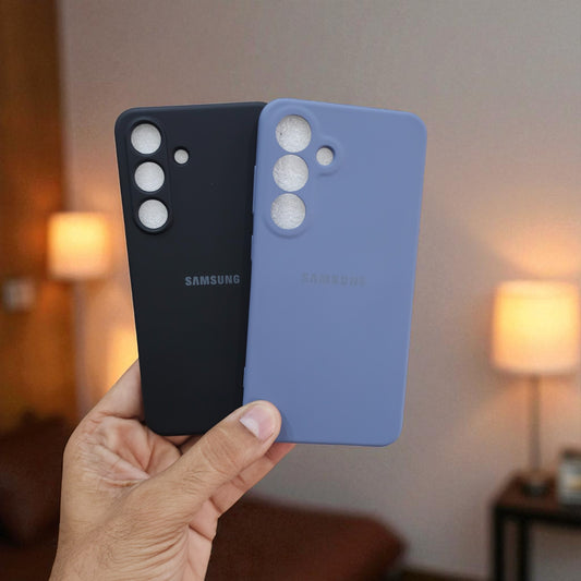 (Pack of 2) Silicone Case Cover for Samsung S25 5G - Combo 3