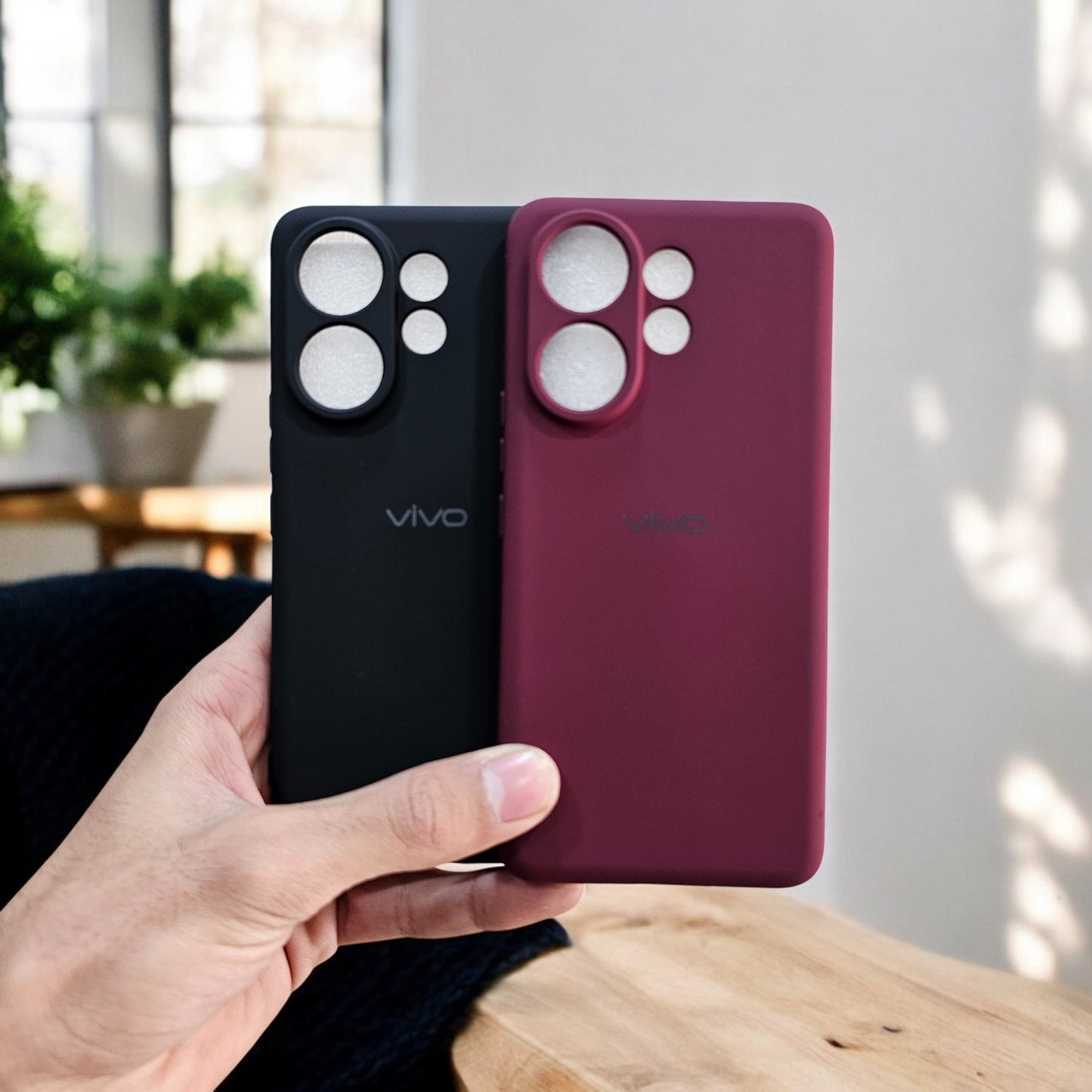 (Pack of 2) Vivo V60/T4 Pro 5G Silicone Case Cover - Combo 8