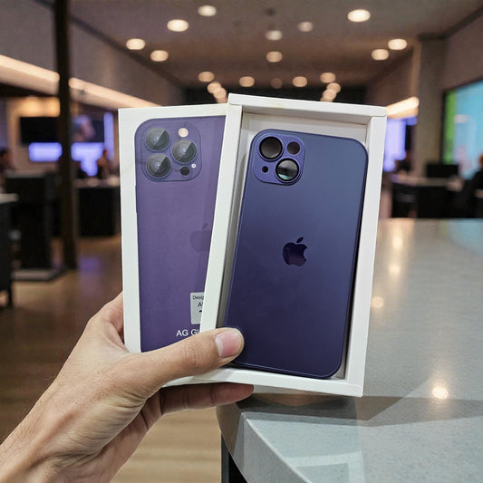 iPhone 14 Premium AG Matt Anti-scratch Back Case Cover - Dark Purple