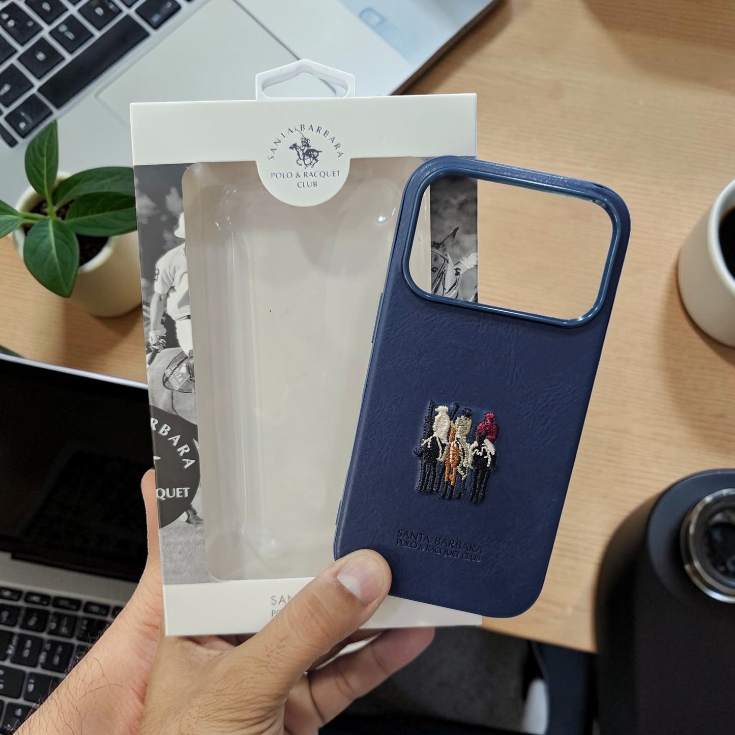Apple iPhone 17 Pro Premium Us Polo Santa Barbara Justin Seris - Blue