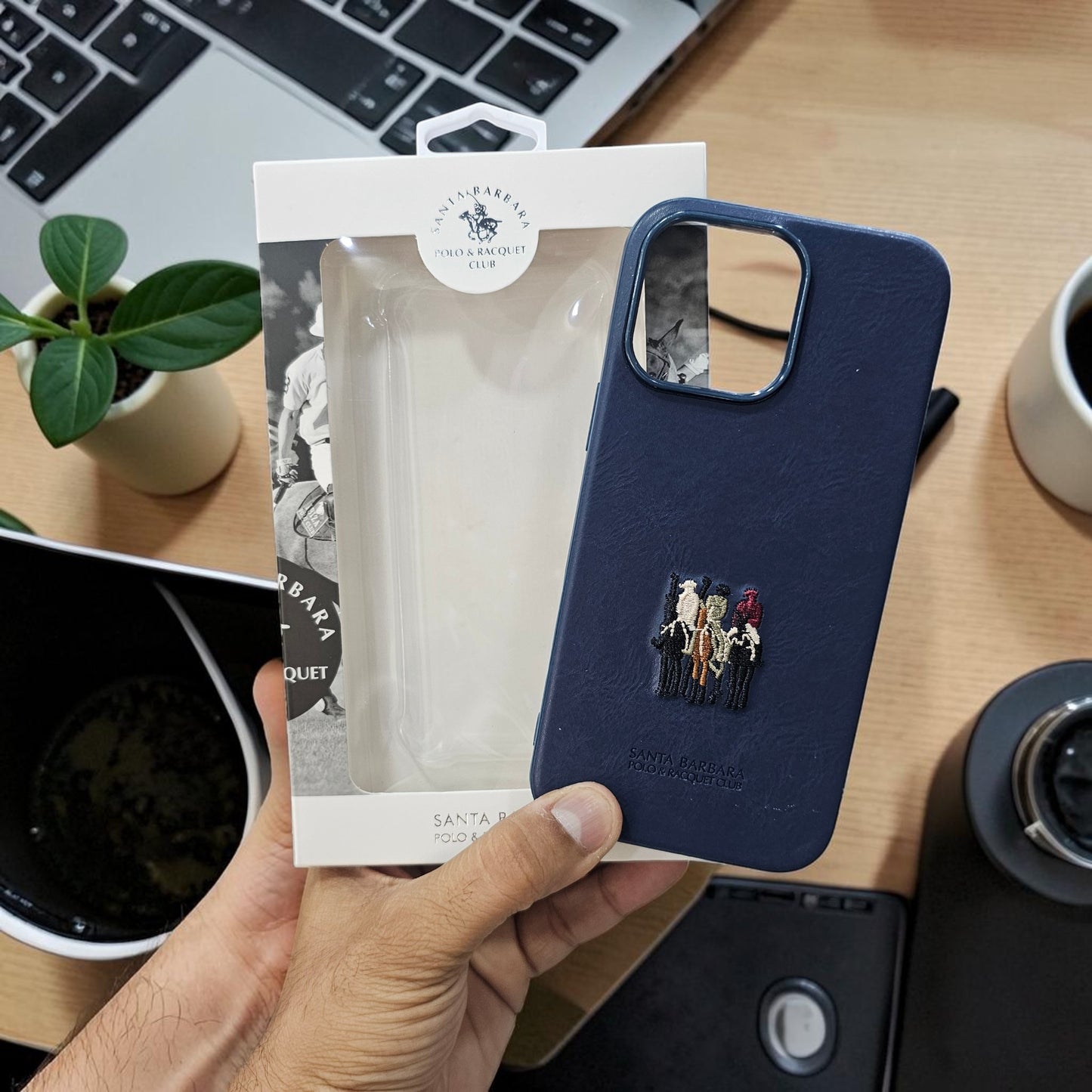 Apple iPhone 14 Pro Max Premium Us Polo Santa Barbara Justin Seris - Blue