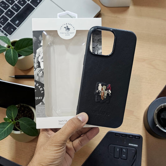 Apple iPhone 16 Pro Premium Us Polo Santa Barbara Justin Seris - Black