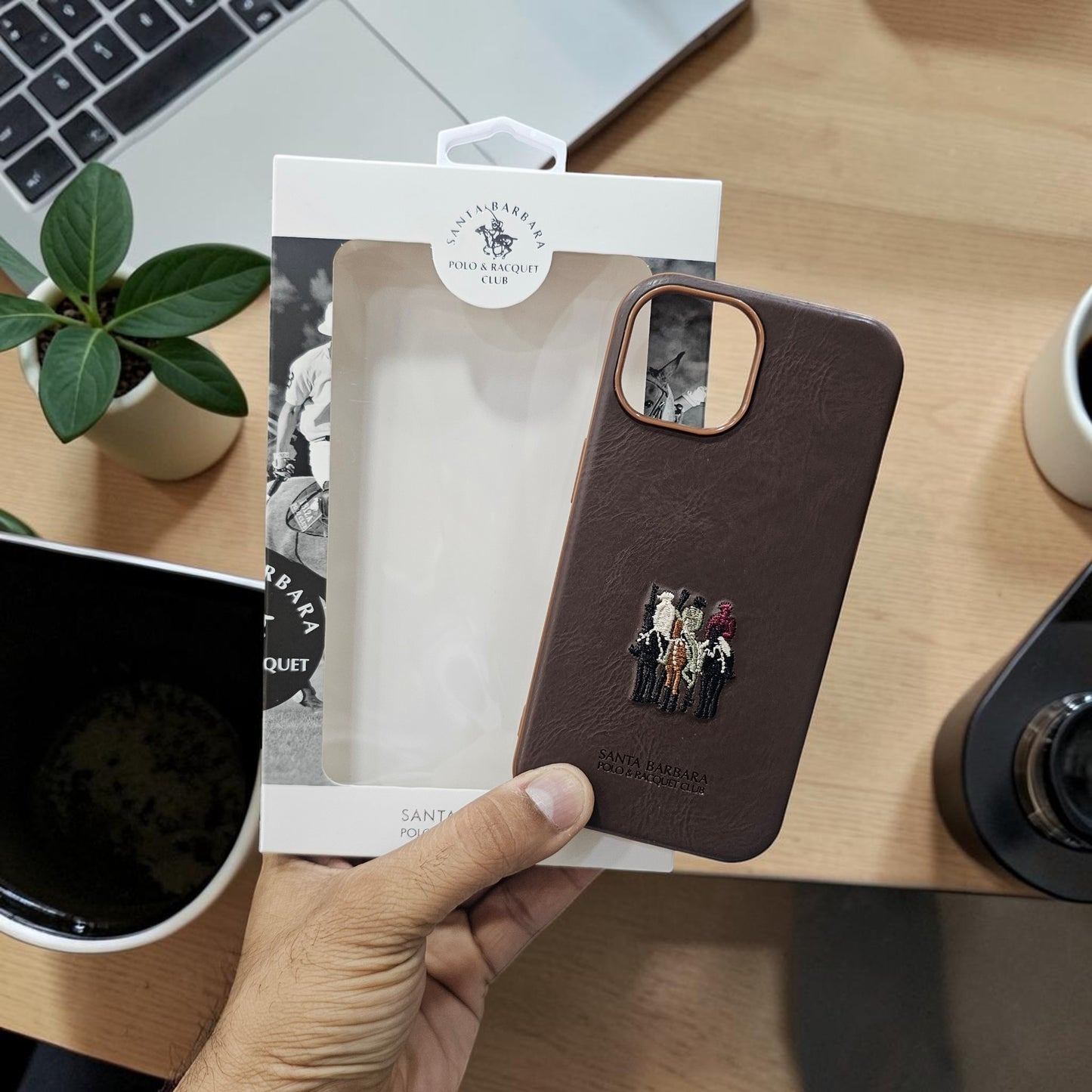 Apple iPhone 15 Premium Us Polo Santa Barbara Justin Seris - Brown