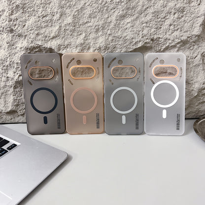 Nothing Phone 3A 5G Premium Magnetic Frosted Ultra Slim Back Case - Desert Gold