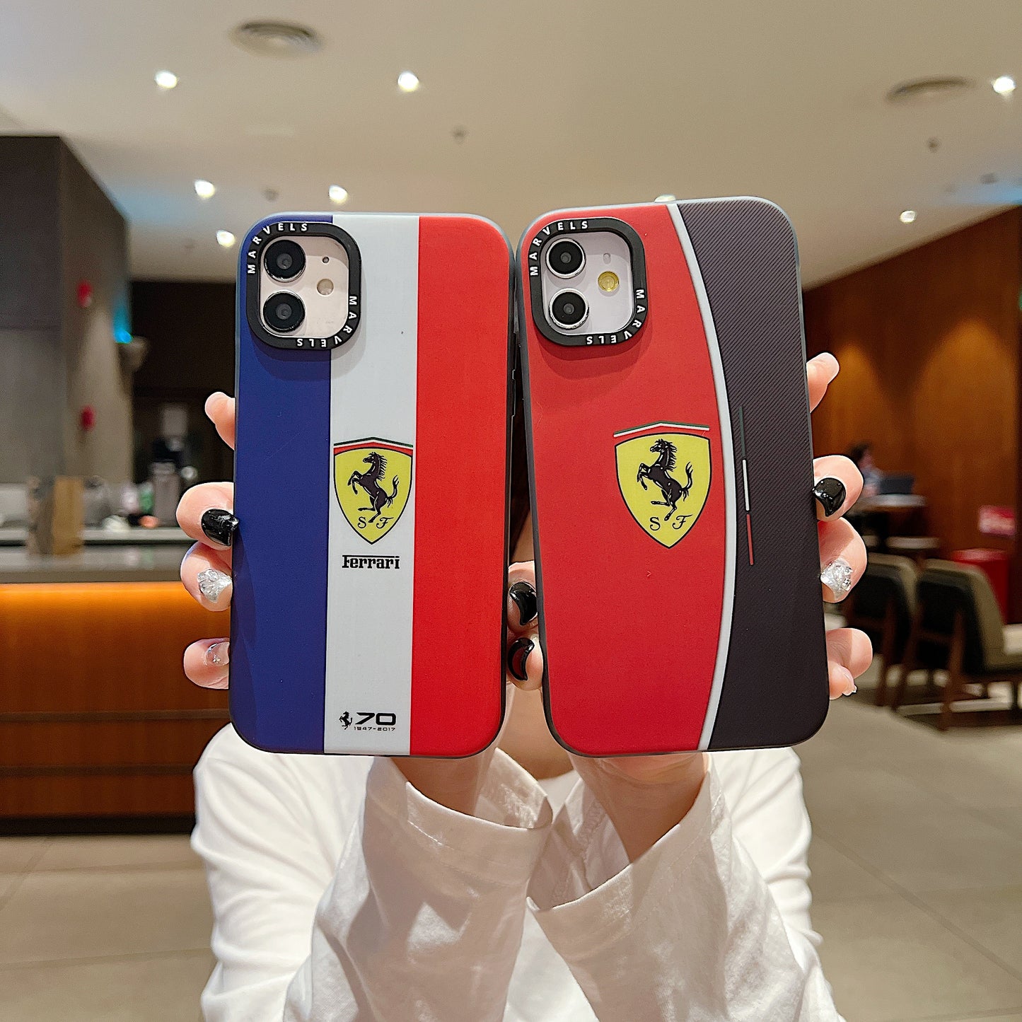 Apple iPhone 11 Premium Ferrari IMD Printed Back Case - Ferrari 1