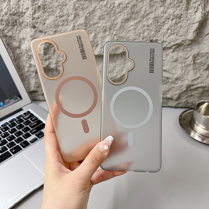 OnePlus Nord CE 3 Lite 5G Premium Magnetic Frosted Ultra Slim Back Case - Desert Gold