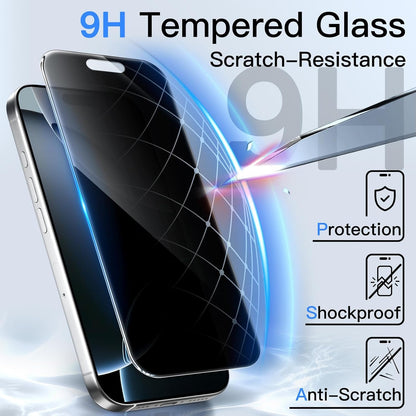 Apple iPhone 16 5g Anti-Spy 360 Privacy Tempered Glass