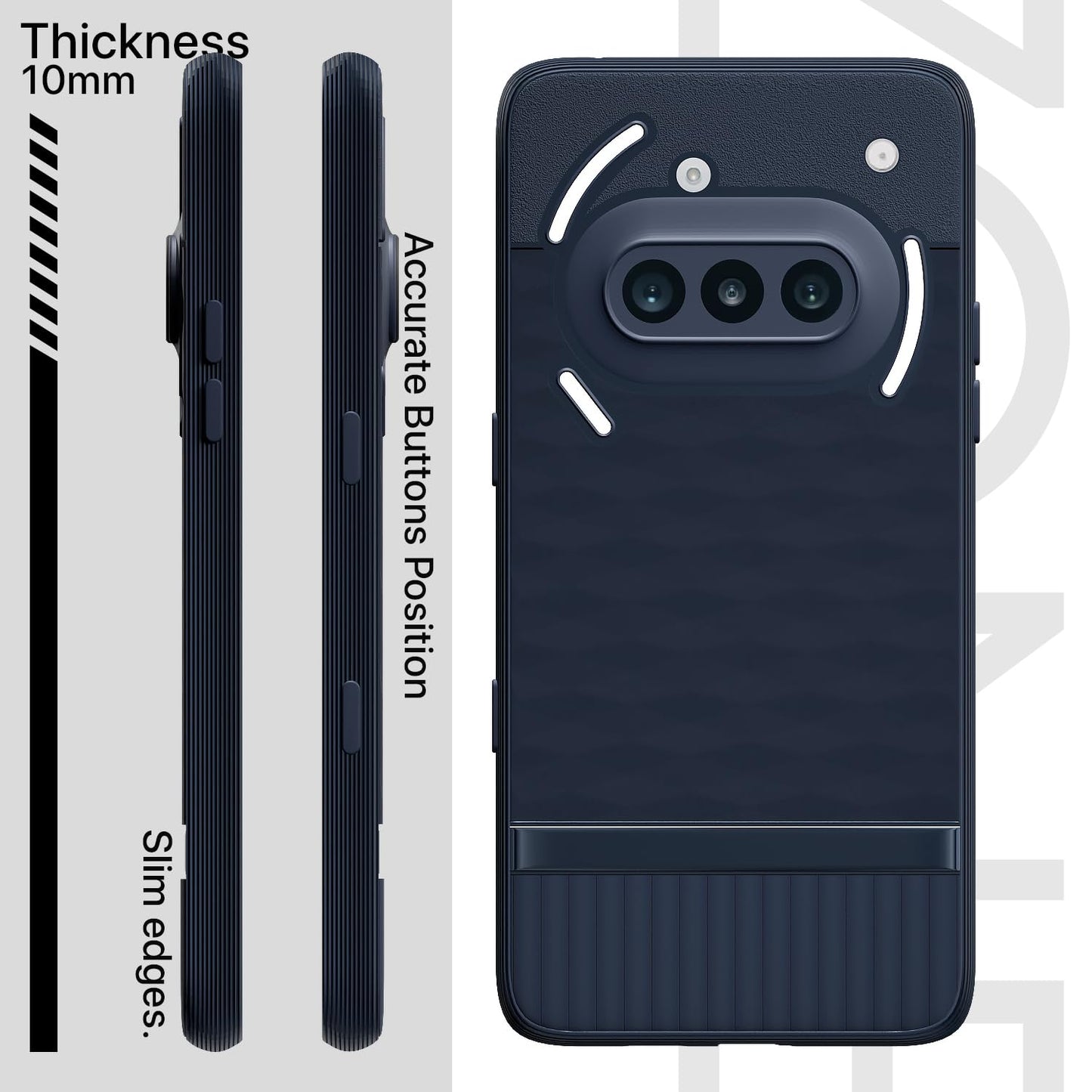 Nothing 3A 5G Soft Silicone Back Case Cover - Hexa Cube 2