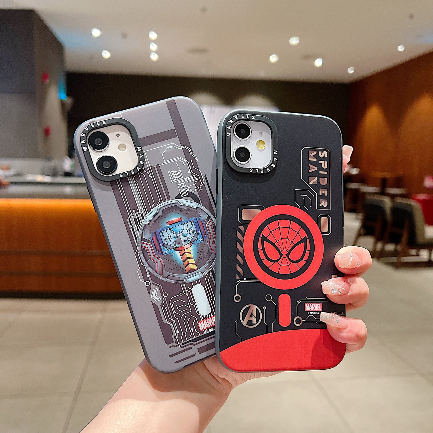 Apple iPhone 12/12 Pro Premium Spider-Man IMD Printed Back Case - Spider-Man