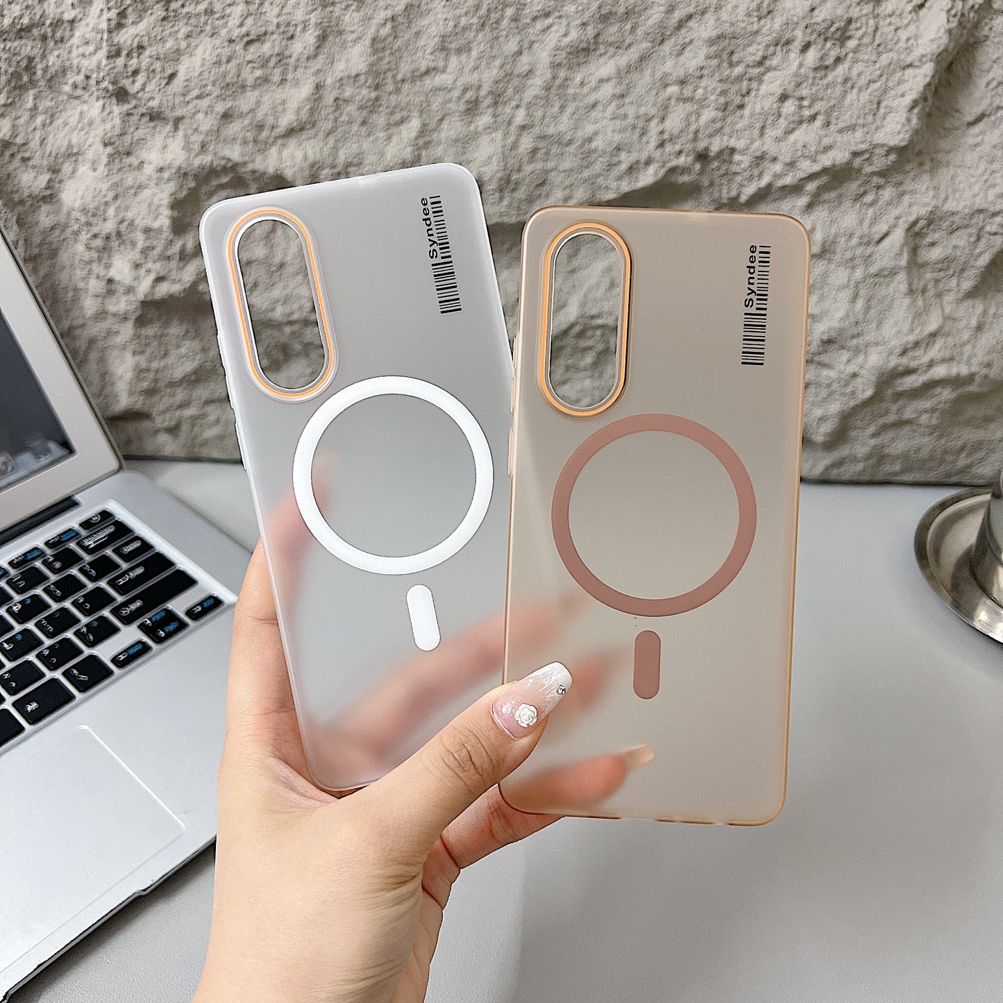 OnePlus Nord CE 4 Lite 5G Premium Magnetic Frosted Ultra Slim Back Case - Desert Gold
